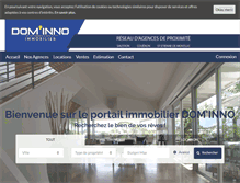 Tablet Screenshot of dominno-immobilier.fr